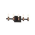 Eurofase Lighting 45236-013 Albany 200W Black and Brass LED Wall Sconce