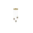 Eurofase Rola 45593-017 10-Lights 144W Brushed Gold Chandelier