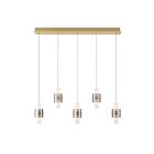 Eurofase Lighting 45595-011 Rola 5-Lights 400W Brushed Gold Chandelier