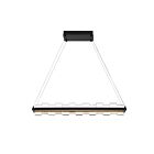 Eurofase Lighting 45717-017 Bruco 2-Lights 120W Black Chandelier