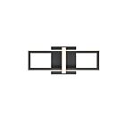 Eurofase Lighting 45725-012 Kasha 20W Black LED Wall Mount