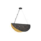 Eurofase Lighting 46457-011 Lahar 6-Lights 240W Bronze and Gold Chandelier