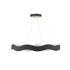 Eurofase Lighting 46462-022 Vaughan 3-Lights 130W Black and Nickel Chandelier
