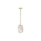 Eurofase Lighting Heera 46463-012 60W Brass Incandescent Pendant