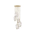 Eurofase Lighting 46465-016 Heera 8-Lights 300W Brass Chandelier