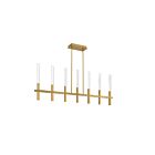 Eurofase Lighting 46476-036 7-Lights 38W Brushed Gold Chandelier