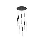 Eurofase Lighting 46477-019 11-Lights 27W Matte Black Chandelier