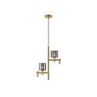 Eurofase Lighting 46520-012 Decato 80W Brushed Gold Incandescent Pendant