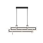 Eurofase Lighting 46806-017 1-Light 150W Black Chandelier