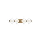 Eurofase Lighting 46809-023 Atomo 3-Lights 13W Gold Vanity Light