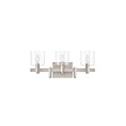 Eurofase Lighting 46812-025 Decato 3-Lights 120W Satin Nickel Vanity Light
