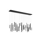 Eurofase Lighting 46814-029 30-Lights 35W Black Chandelier