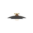 Eurofase Lighting 46815-040 1-Light 10W Black Semi Flush Mount