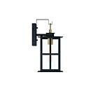 Eurofase Lighting 47200-012 1-Light 12W Brass and Black Outdoor Wall Lantern