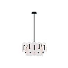 Eurofase Lighting 47209-022 2-Lights 74W Matte Black LED Chandelier