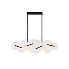 Eurofase Lighting 47210-028 1-Light 92W Matte Black LED Chandelier