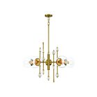 Eurofase Lighting 47221-017 5-Lights 300W Gold Chandelier