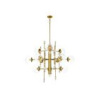 Eurofase Lighting 47223-011 12-Lights 720W Gold Chandelier