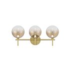 Eurofase Lighting 48913-034 Lissa 3-Lights 12W Gold LED Indoor Wall Light