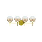 Eurofase Lighting 48916-035 Lissa 4-Lights 16W Gold LED Indoor Wall Light