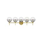 Eurofase Lighting 48919-029 Lissa 5-Lights 20W Gold LED Indoor Wall Light