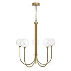 Eurofase Lighting 48922-029 Iissa 5-Lights 20W Gold LED Chandelier