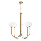 Eurofase Lighting 48922-029 Iissa 5-Lights 20W Gold LED Chandelier