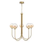 Eurofase Lighting 48922-039 Iissa 5-Lights 20W Gold LED Chandelier