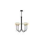 Eurofase Lighting 48923-039 Iissa 5-Lights 20W Matte Black LED Chandelier