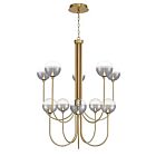 Eurofase Lighting 48925-020 Iissa 10-Lights 45W Gold LED Chandelier