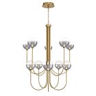 Eurofase Lighting 48925-020 Iissa 10-Lights 45W Gold LED Chandelier