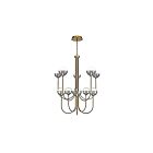 Eurofase Lighting 48925-020 Iissa 10-Lights 45W Gold LED Chandelier
