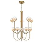 Eurofase Lighting 48925-036 Iissa 10-Lights 45W Gold LED Chandelier