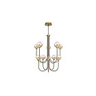 Eurofase Lighting 48925-036 Iissa 10-Lights 45W Gold LED Chandelier