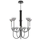 Eurofase Lighting 48926-027 Iissa 10-Lights 45W Matte Black LED Chandelier