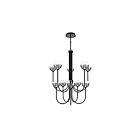 Eurofase Lighting 48926-027 Iissa 10-Lights 45W Matte Black LED Chandelier