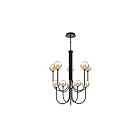 Eurofase Lighting 48926-032 Iissa 10-Lights 45W Matte Black LED Chandelier