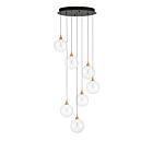 Eurofase Lighting 48928-038 Iissa 7-Lights 31.5W Gold LED Chandelier