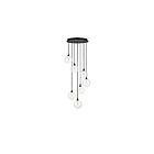 Eurofase Lighting 48929-011 Iissa 7-Lights 31.5W Matte Black LED Chandelier