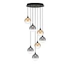 Eurofase Lighting 48929-044 Iissa 7-Lights 31.5W Matte Black LED Chandelier
