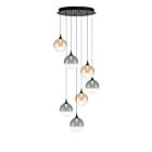 Eurofase Lighting 48929-044 Iissa 7-Lights 31.5W Matte Black LED Chandelier