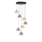 Eurofase Lighting 48930-042 Iissa 7-Lights 31.5W Gold and Black Mix LED Chandelier
