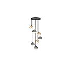 Eurofase Lighting 48930-042 Iissa 7-Lights 31.5W Gold and Black Mix LED Chandelier