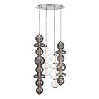 Eurofase Lighting 48960-021 Atomo 4-Lights 102W Chrome LED Chandelier