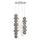 Eurofase Lighting 48960-021 Atomo 4-Lights 102W Chrome LED Chandelier