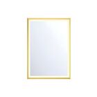 Eurofase Lighting 48975-018 Artell 80W Brushed Gold LED Mirror
