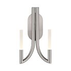 Eurofase Lighting 49009-026 Olette 2-Lights 7W Brushed Nickel LED Indoor Wall Light