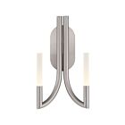 Eurofase Lighting 49009-026 Olette 2-Lights 7W Brushed Nickel LED Indoor Wall Light