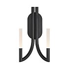 Eurofase Lighting 49009-033 Olette 2-Lights 7W Matte Black LED Indoor Wall Light