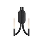 Eurofase Lighting 49009-033 Olette 2-Lights 7W Matte Black LED Indoor Wall Light